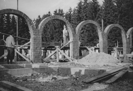 Baustelle Friedhofshalle